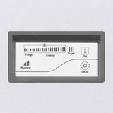 Heinner Gefriertruhe HCF-HM145CSE – 142 Liter – umrüstbar – Schnellgefrieren – Energieeffizienzklasse E – Bedienfeld