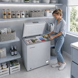 Heinner Gefriertruhe HCF-HM145CSE – 142 Liter – umrüstbar – Schnellgefrieren – Energieeffizienzklasse E – Bild 10