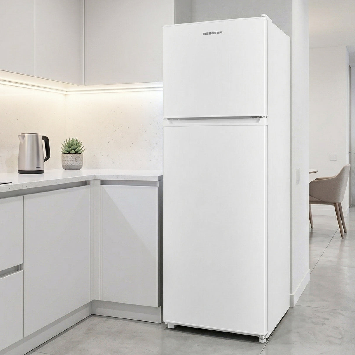 Heinner Kühl-Gefrierkombination HF-M294E – 294 Liter – wechselbarer Türanschlag – Energieeffizienzklasse E – Bild 6