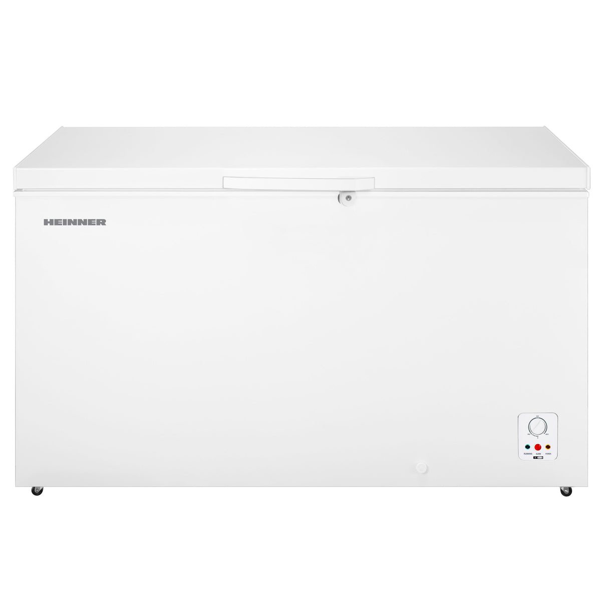 Heinner Gefriertruhe HCF-HS420E++ – 420 Liter – Inverter-Kompressor – Energieeffizienzklasse E – Produktfoto