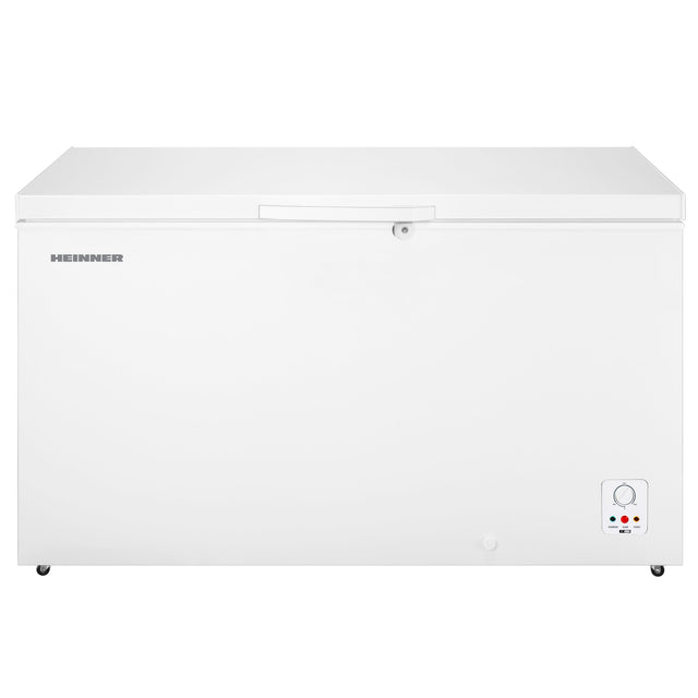Heinner Gefriertruhe HCF-HS420E++ – 420 Liter – Inverter-Kompressor – Energieeffizienzklasse E – Produktfoto