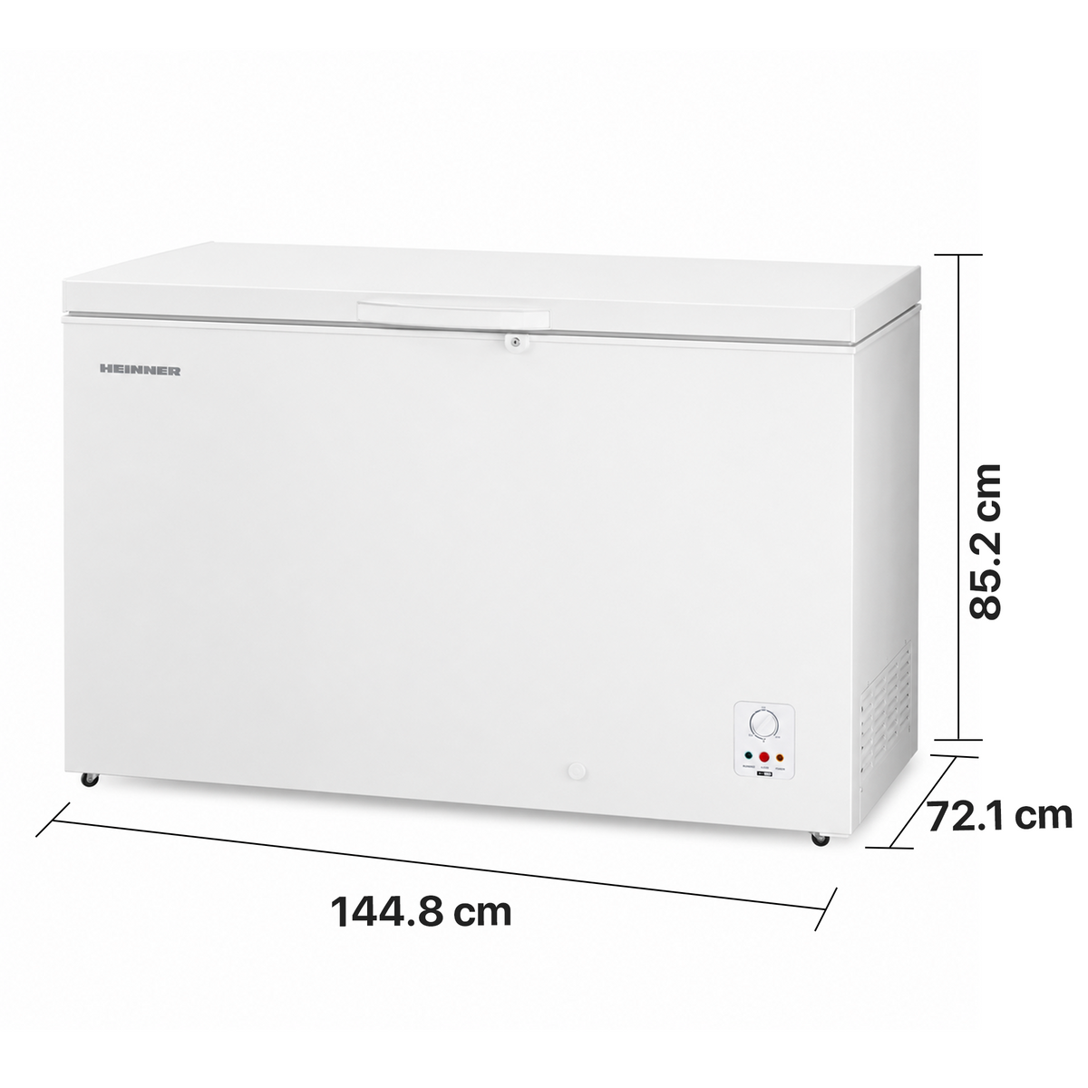 Heinner Gefriertruhe HCF-HS420E++ – 420 Liter – Inverter-Kompressor – Energieeffizienzklasse E – Bild 2