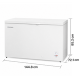 Heinner Gefriertruhe HCF-HS420E++ – 420 Liter – Inverter-Kompressor – Energieeffizienzklasse E – Bild 2