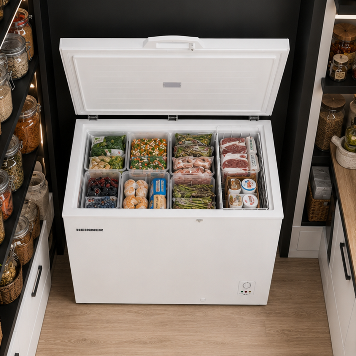 Heinner Gefriertruhe HCF-HS420E++ – 420 Liter – Inverter-Kompressor – Energieeffizienzklasse E – Bild 6