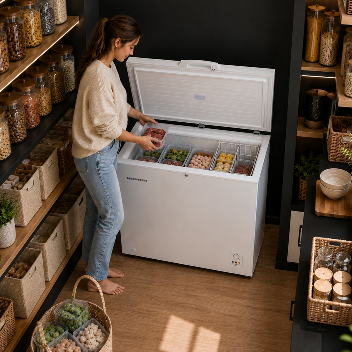 Heinner Gefriertruhe HCF-HS420E++ – 420 Liter – Inverter-Kompressor – Energieeffizienzklasse E – Bild 9