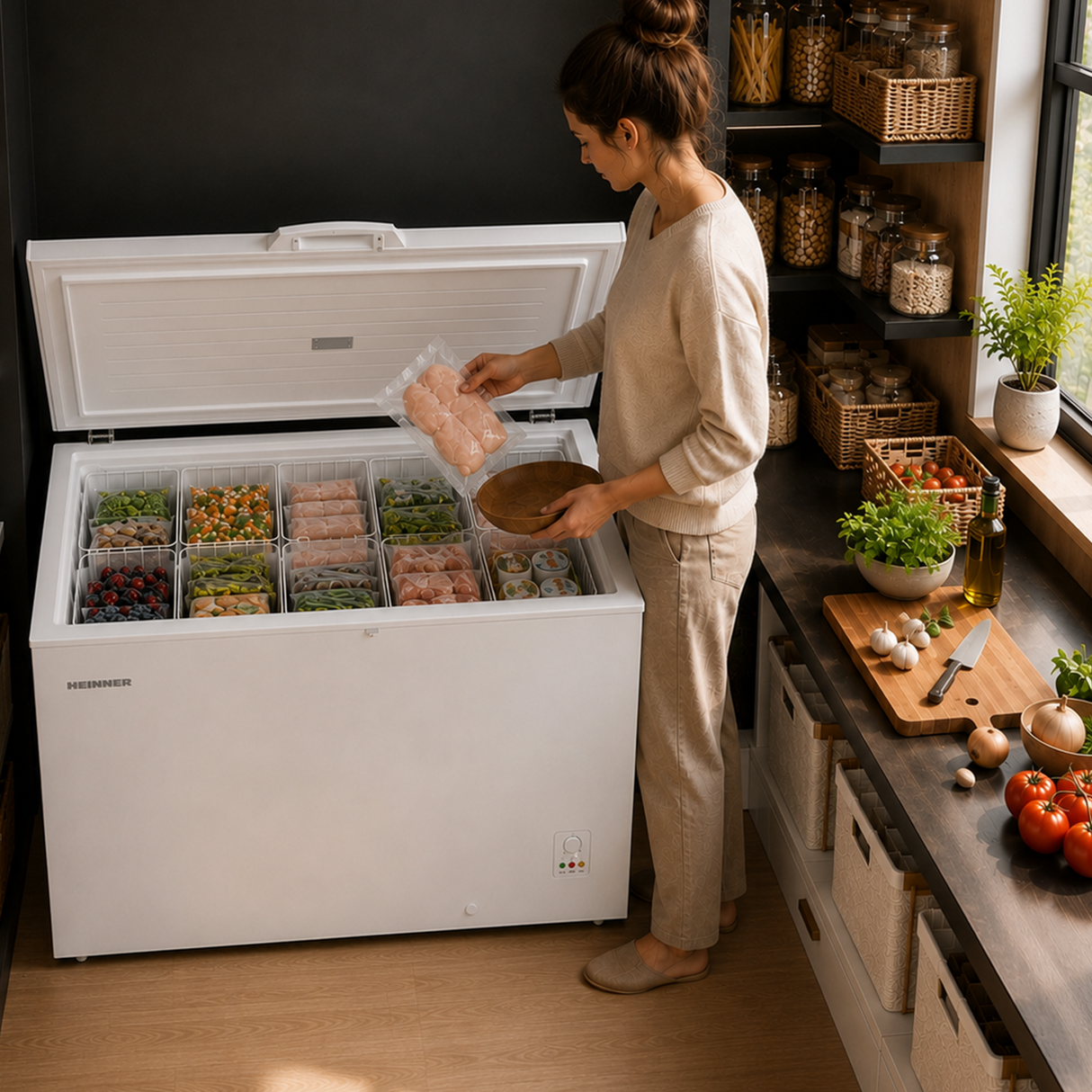 Heinner Gefriertruhe HCF-HS420E++ – 420 Liter – Inverter-Kompressor – Energieeffizienzklasse E – Bild 10