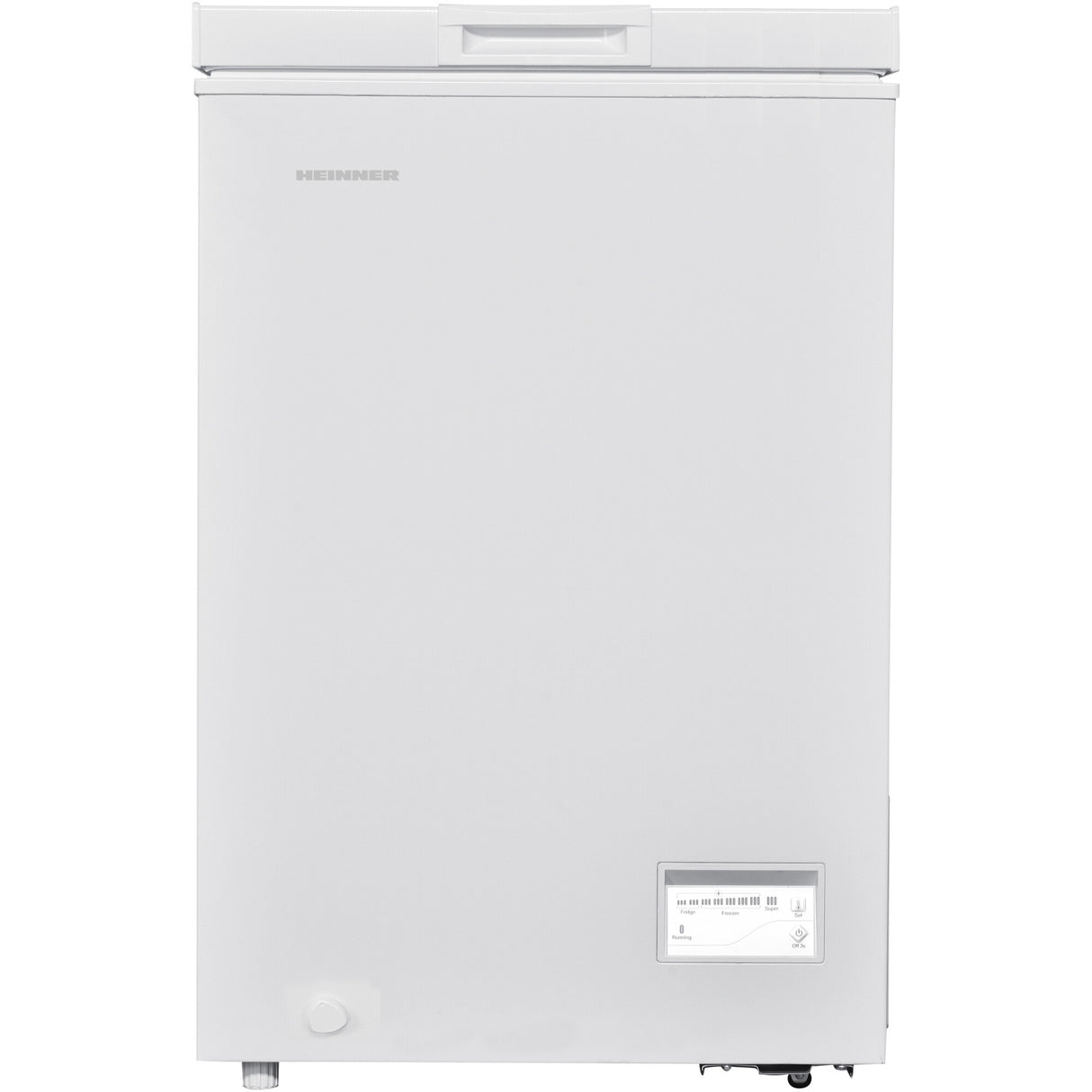 Heinner Gefriertruhe HCF-HM100CE – 98 Liter – konvertierbar – Schnellgefrierfunktion – Bedienfeld