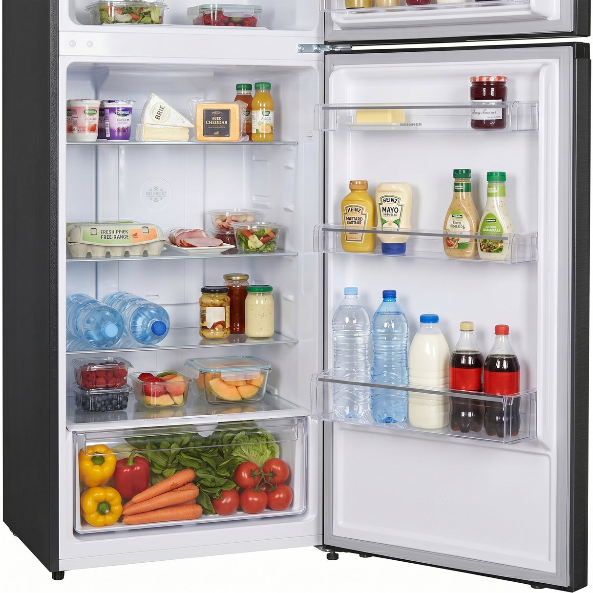 Heinner Kühl-Gefrierkombination HF-HM415NFDXE – 415 Liter – Full No Frost – Energieeffizienzklasse E – Bild 11