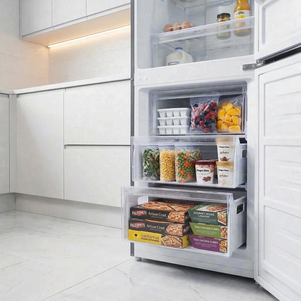 Heinner HCNF-HM253XE Kühl-Gefrierkombination – 253 L – No Frost – Energieeffizienzklasse E – Bild 7