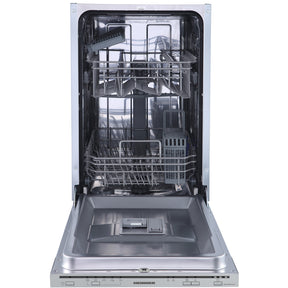 Heinner HDW-BIM45510E Einbaugeschirrspüler – 10 Maßgedecke – AquaStop – Energieeffizienzklasse E – Produktfoto