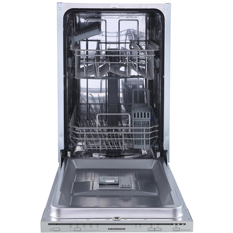 Heinner HDW-BIM45510E Einbaugeschirrspüler – 10 Maßgedecke – AquaStop – Energieeffizienzklasse E – Produktfoto