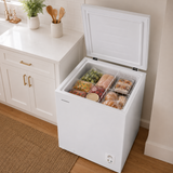 Heinner Gefriertruhe HCF-HS142E – 142 Liter – Schnellgefrierfunktion – Energieeffizienzklasse E – Bild 6