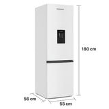 Heinner HC-HM260WDE++ Kühl-Gefrierkombination 260 L – Wasserspender – Bild 4