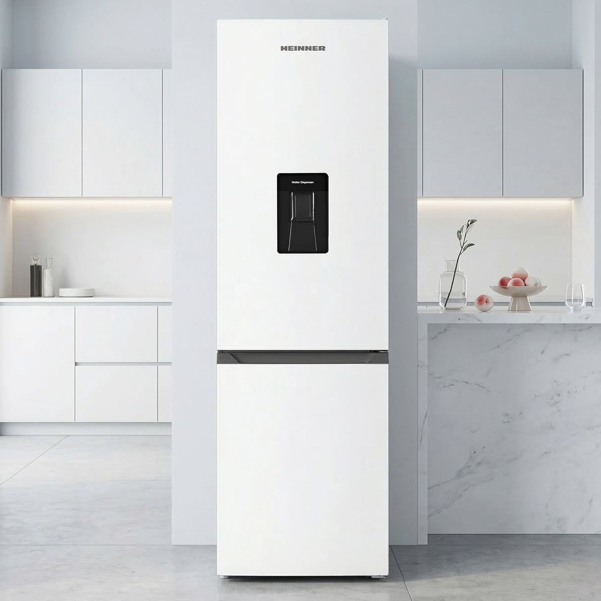 Heinner HC-HM260WDE++ Kühl-Gefrierkombination 260 L – Wasserspender – Bild 5