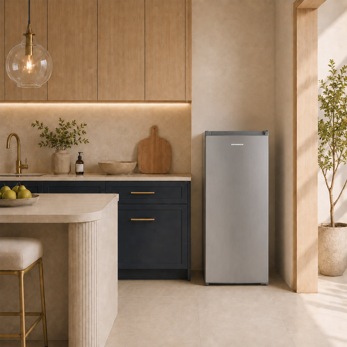 Heinner Gefrierschrank HFF-HM168XE – 168 Liter – SuperGefrierfunktion – Energieeffizienzklasse E – Bild 5