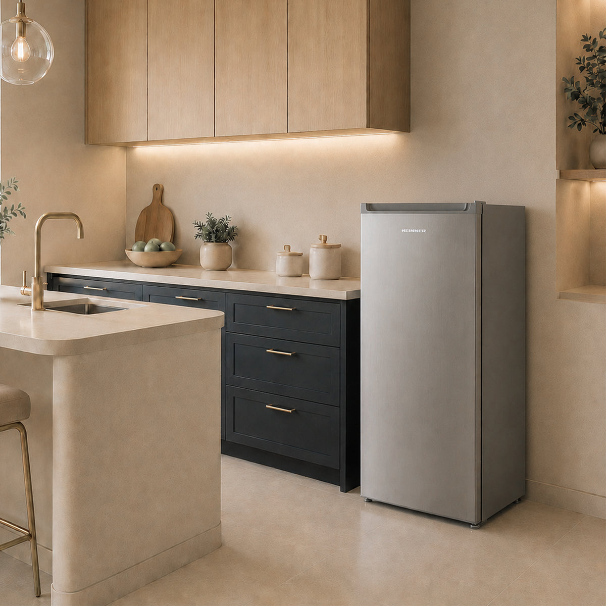 Heinner Gefrierschrank HFF-HM168XE – 168 Liter – SuperGefrierfunktion – Energieeffizienzklasse E – Bild 6