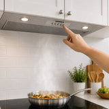 Heinner Dunstabzugshaube HBIH-MD600IX – Einbau – 52 cm – 3 Geschwindigkeiten – Bild 7