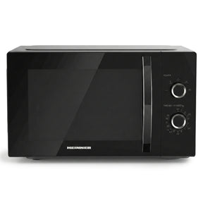 Heinner Mikrowelle HMW-MD25MBK – 25 Liter – 800 W – 5 Leistungsstufen – Schwarz – Produktfoto