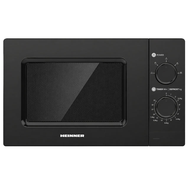 Heinner HMW-MD20MBK Mikrowelle – Schwarz – Produktfoto