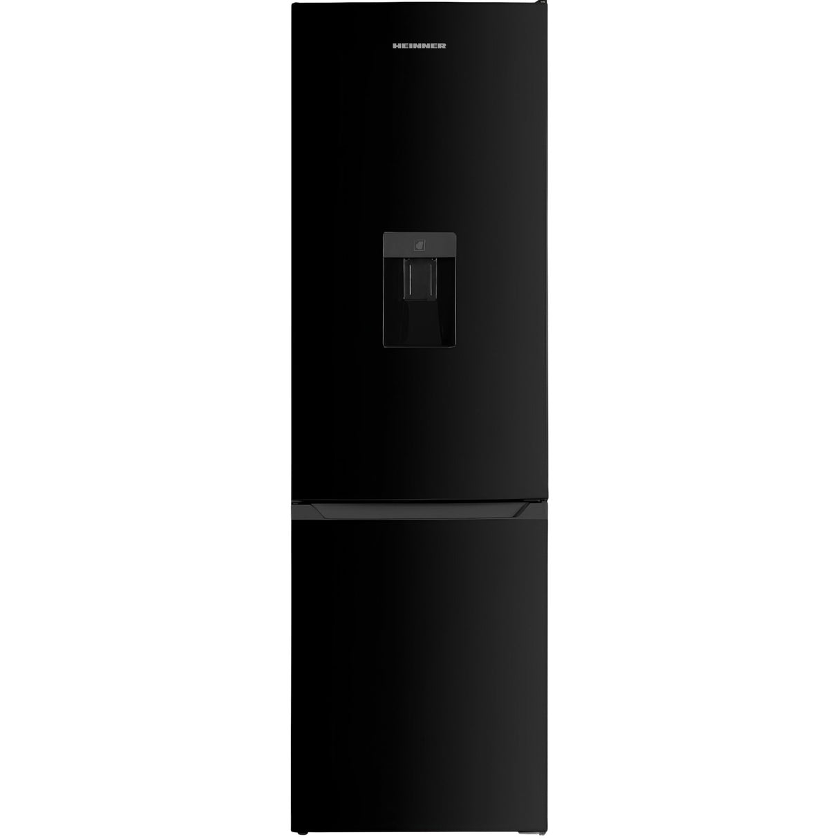 Heinner Kühl-Gefrierkombination HC-HM260BKWDE – 260 Liter – Wasserspender – Energieeffizienzklasse E – Produktfoto