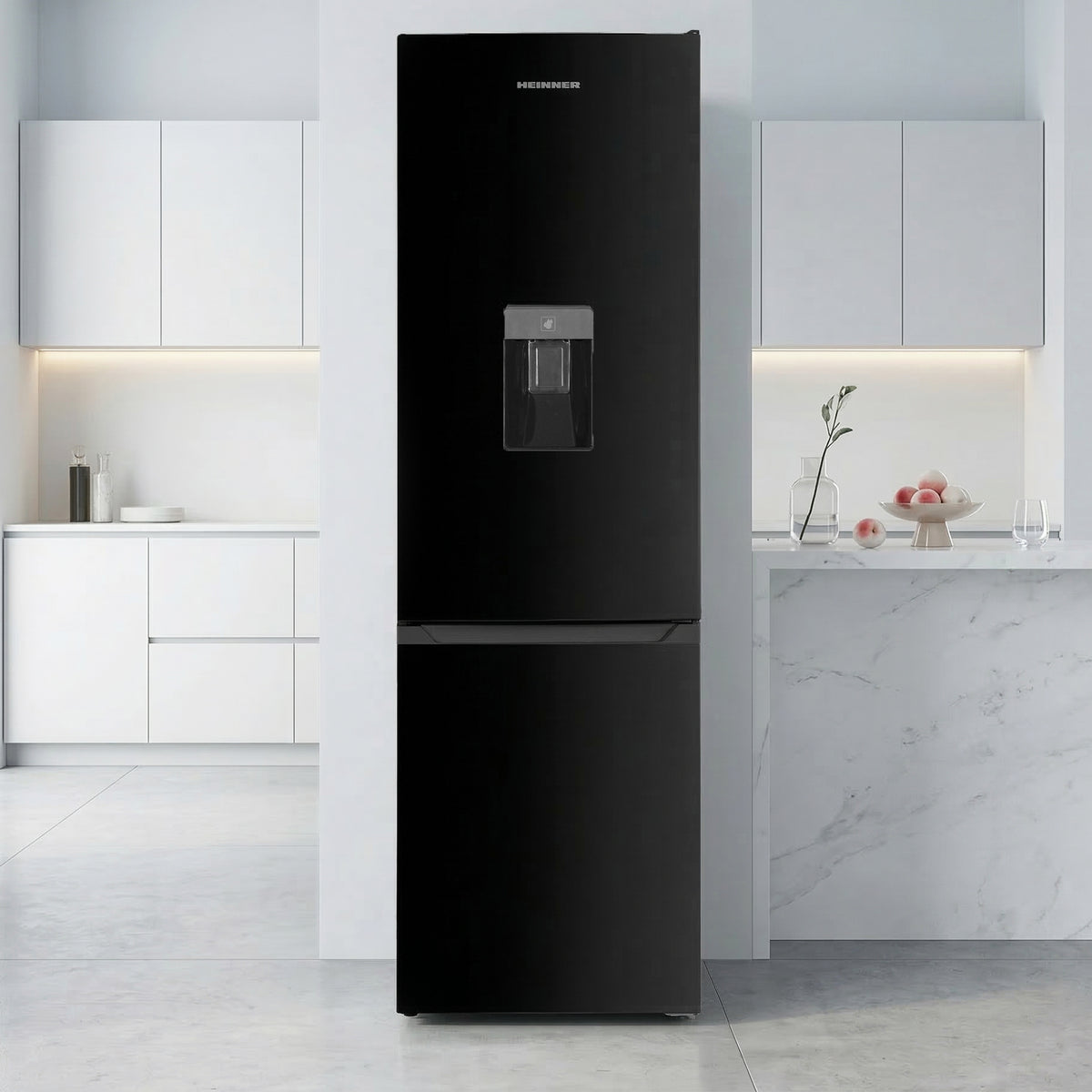 Heinner Kühl-Gefrierkombination HC-HM260BKWDE – 260 Liter – Wasserspender – Energieeffizienzklasse E – Bild 5