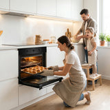 Heinner Einbaubackofen HBO-M659GC-GBK – 70 Liter – Grill – Touch-Bedienung – Schwarz – Bild 8