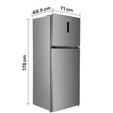 Heinner Kühl-Gefrierkombination HF-HM415NFINVSD – 415 Liter – Full No Frost – Maßzeichnung