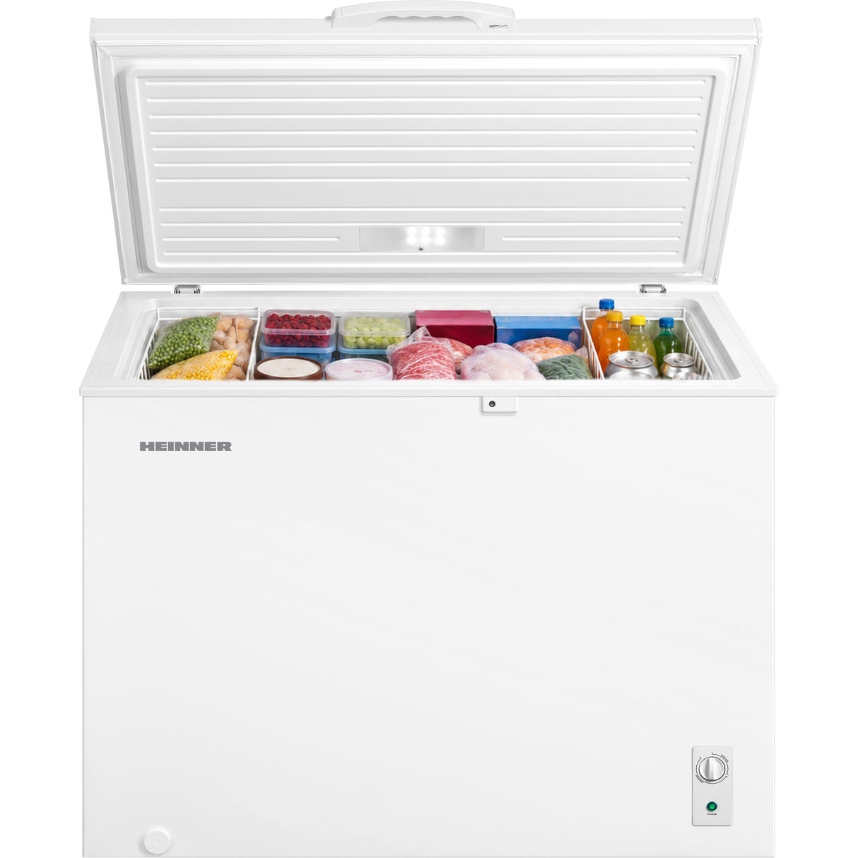 Gefriertruhe Heinner HCF-M293INVCE – 293 Liter – konvertierbar – Inverter – Energieeffizienzklasse E – Bild 3