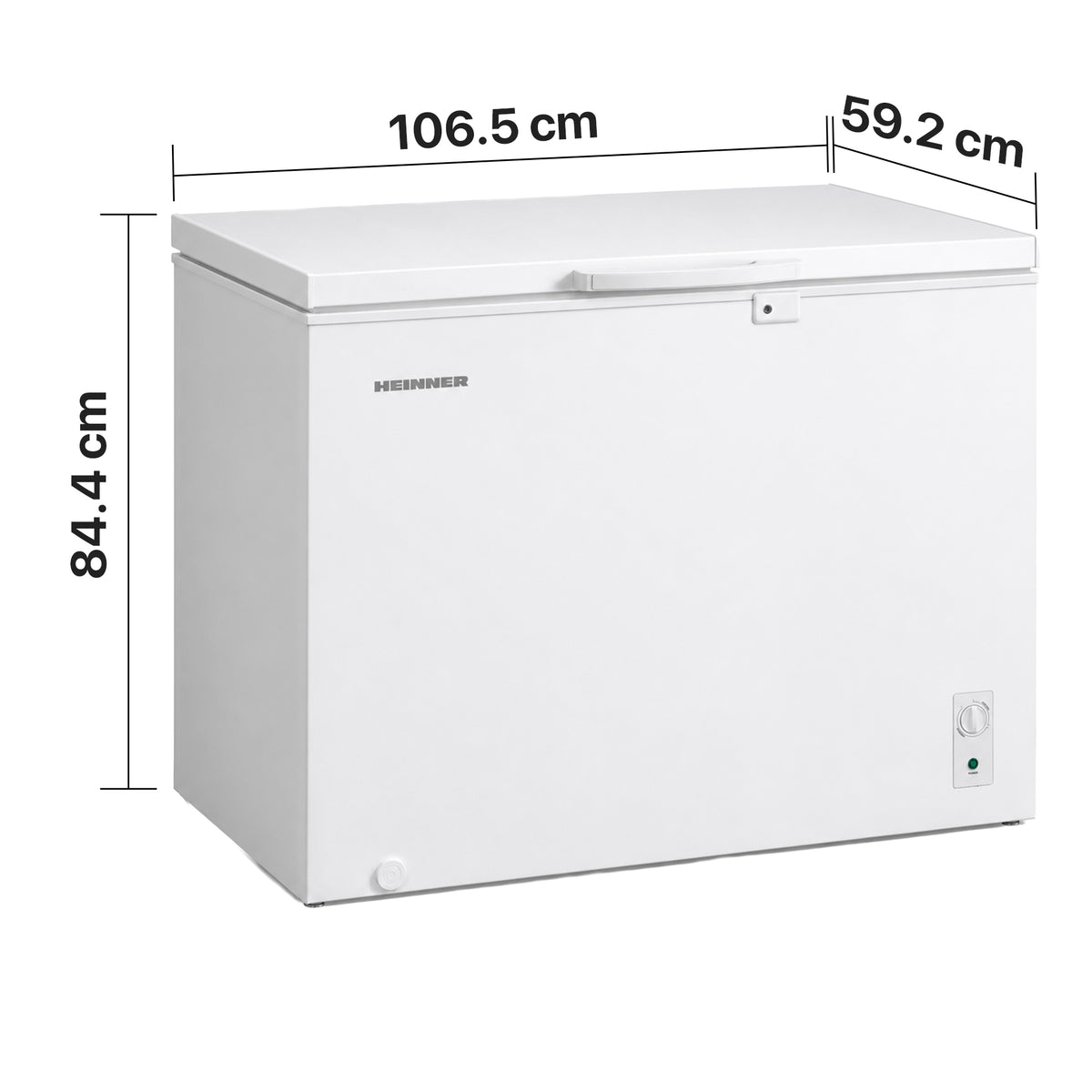 Gefriertruhe Heinner HCF-M293INVCE – 293 Liter – konvertierbar – Inverter – Energieeffizienzklasse E – Bild 4