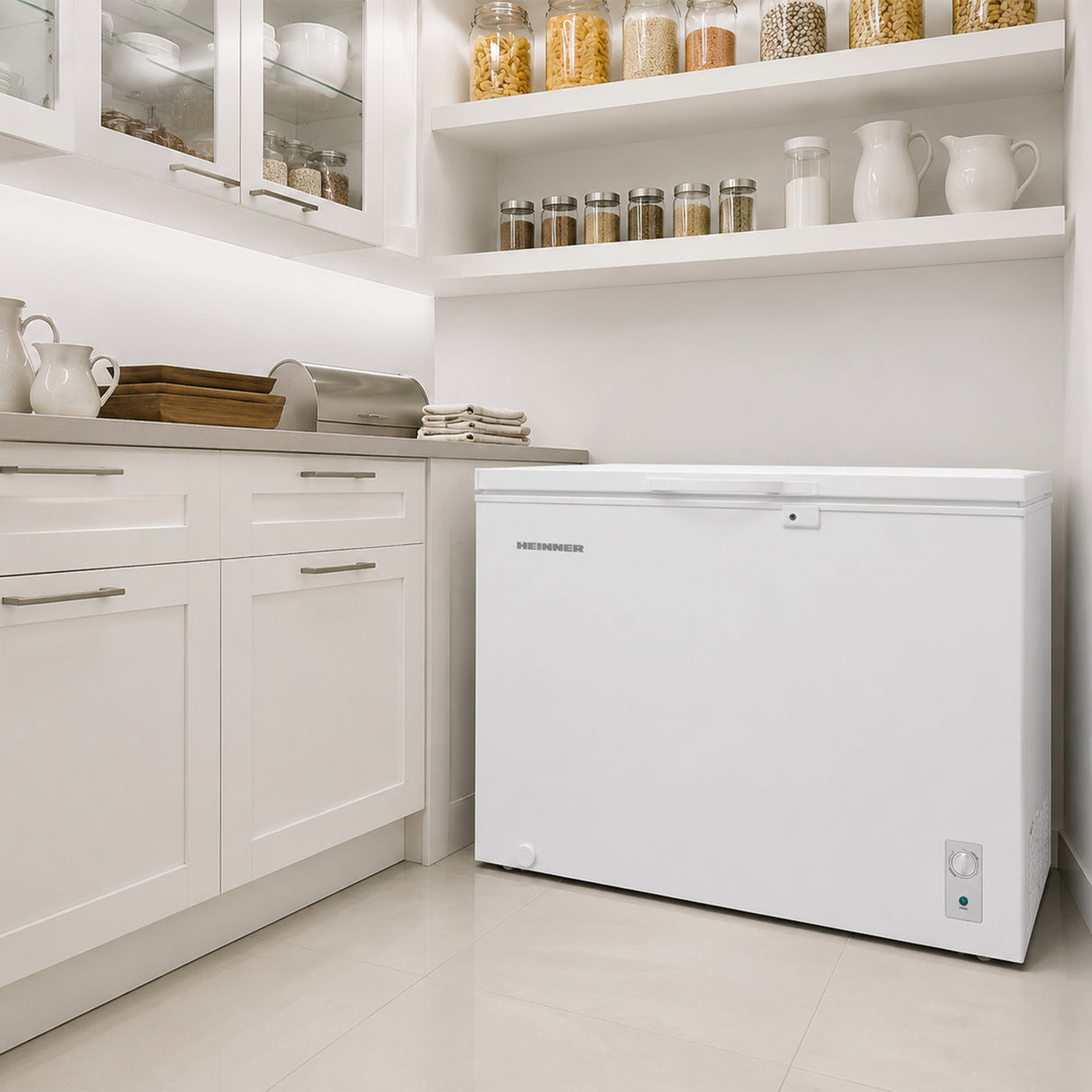 Gefriertruhe Heinner HCF-M293INVCE – 293 Liter – konvertierbar – Inverter – Energieeffizienzklasse E – Bild 7