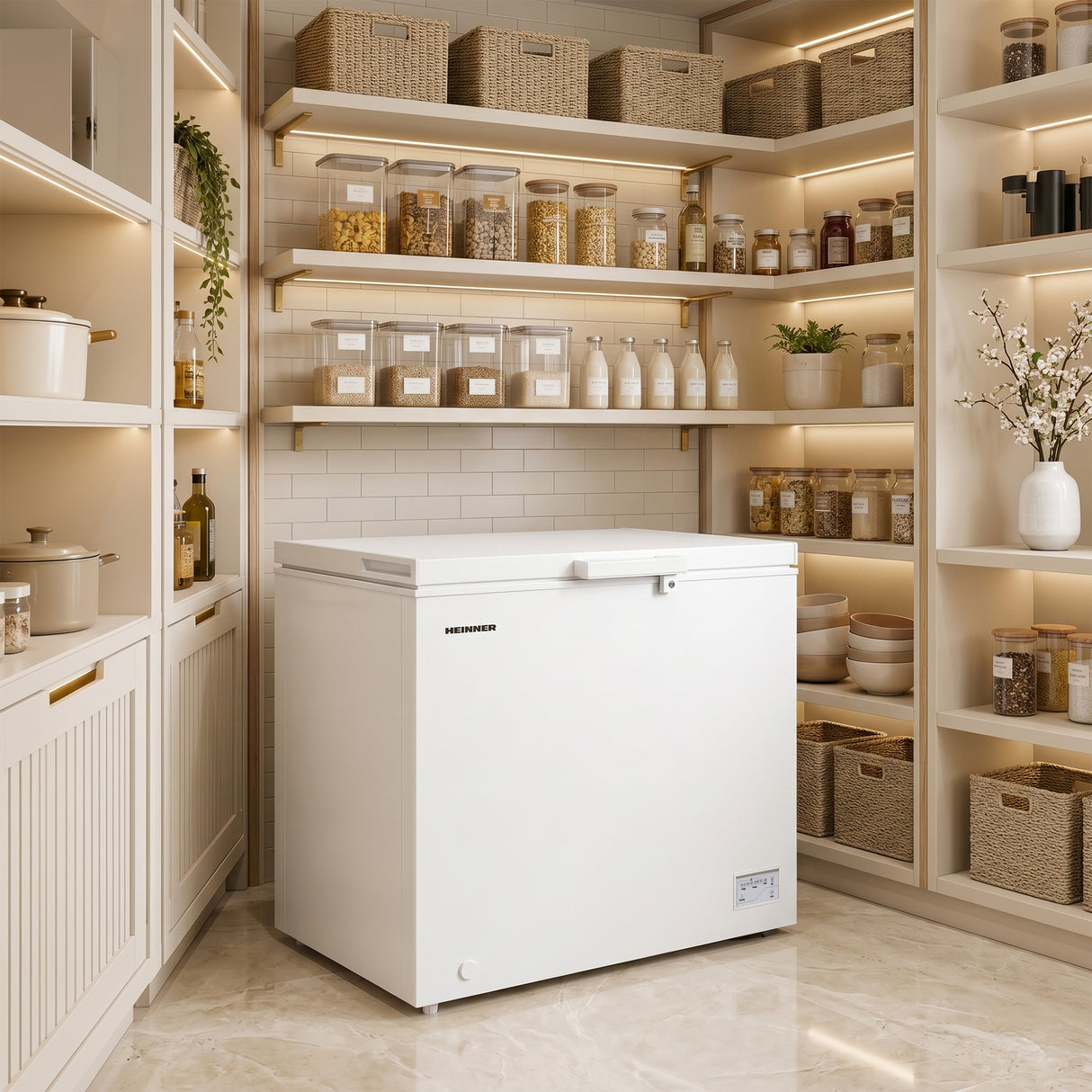Heinner Gefriertruhe HCF-HM246INVCD – 246 Liter – umwandelbar – Energieeffizienzklasse D – Bild 8