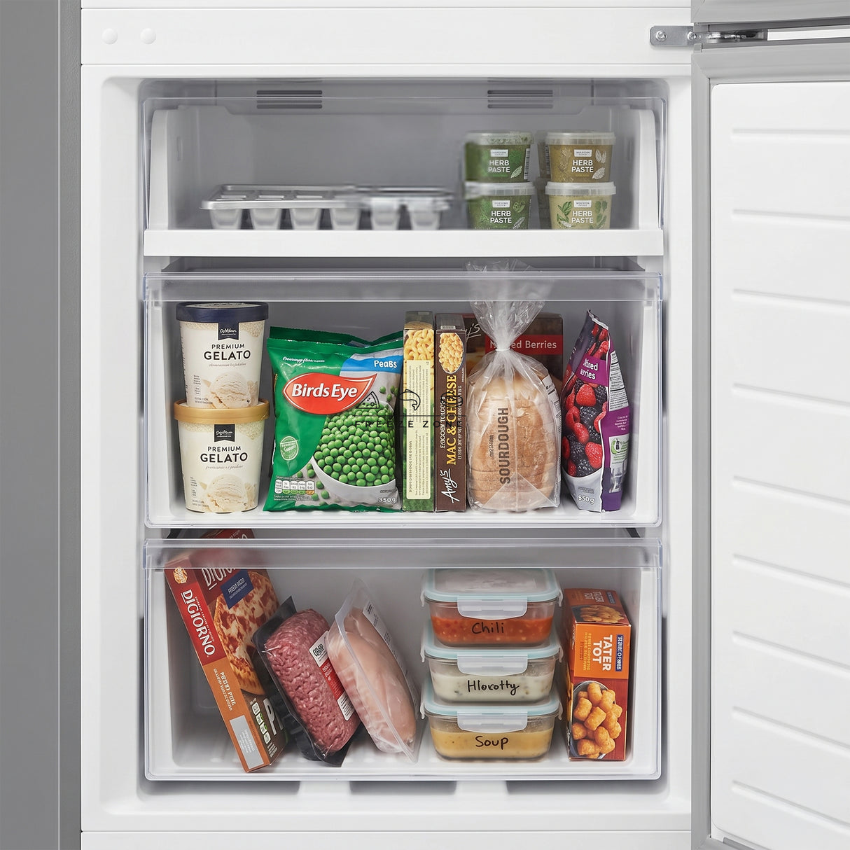 Heinner HCNF-M435INVXE Kühl-Gefrierkombination – 435 Liter – No Frost – Inverter-Kompressor – Bild 9