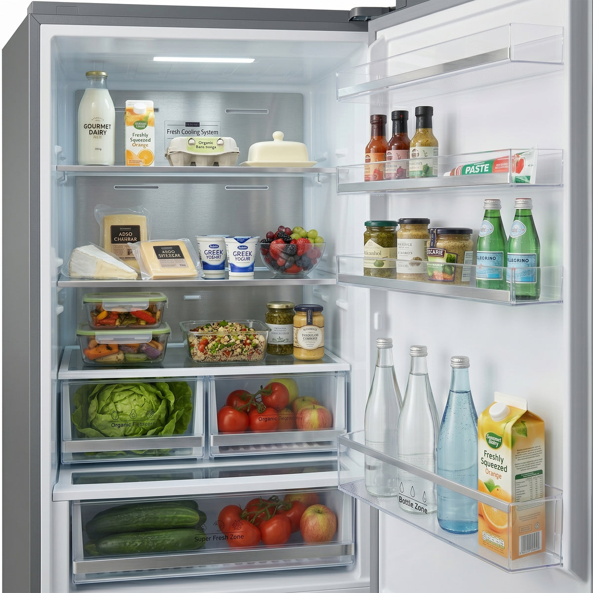 Heinner Kühl-Gefrierkombination HCNF-M435INVHXE – 435 Liter – No Frost – Energieeffizienzklasse E – Bild 8