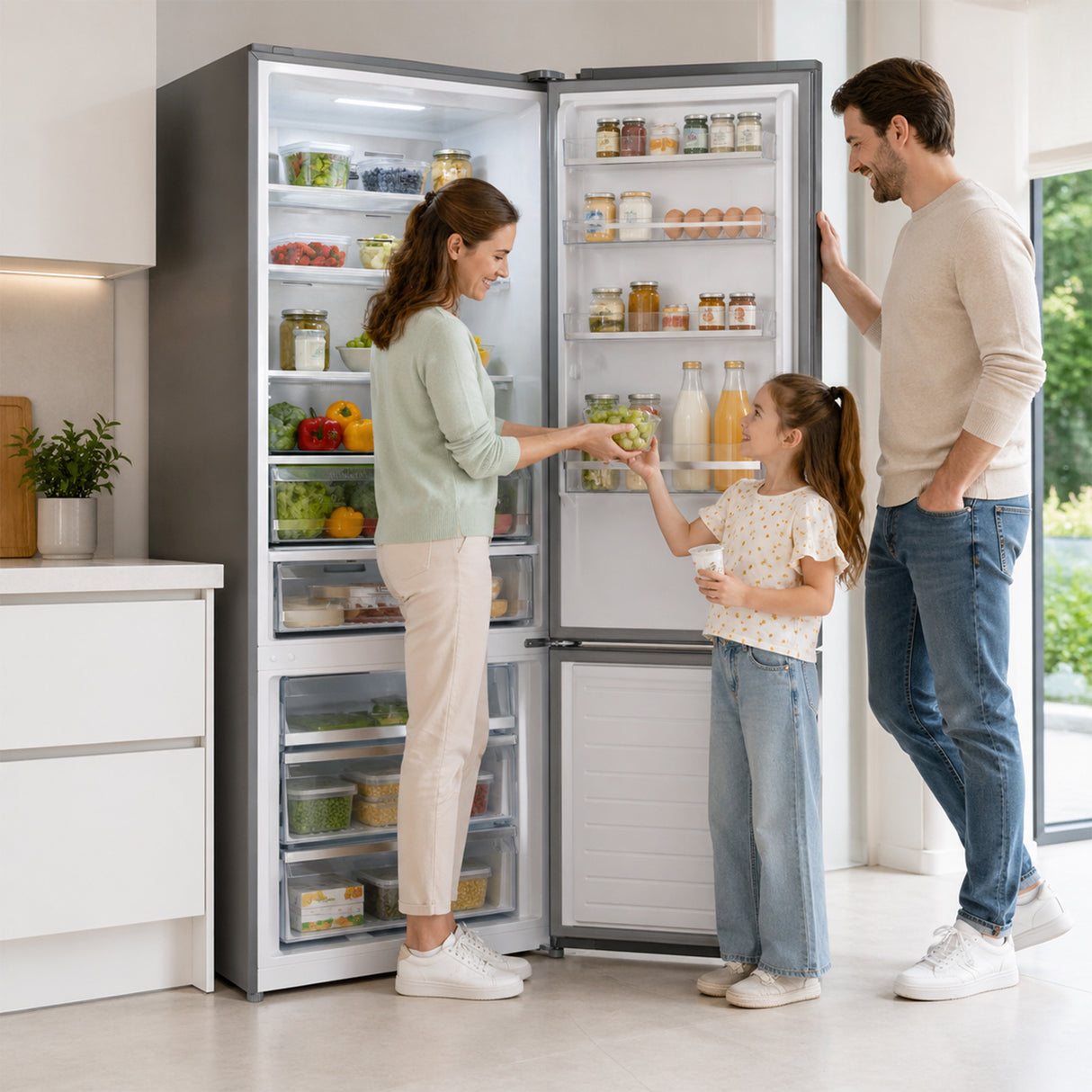 Heinner Kühl-Gefrierkombination HCNF-M435INVHXE – 435 Liter – No Frost – Energieeffizienzklasse E – Bild 10