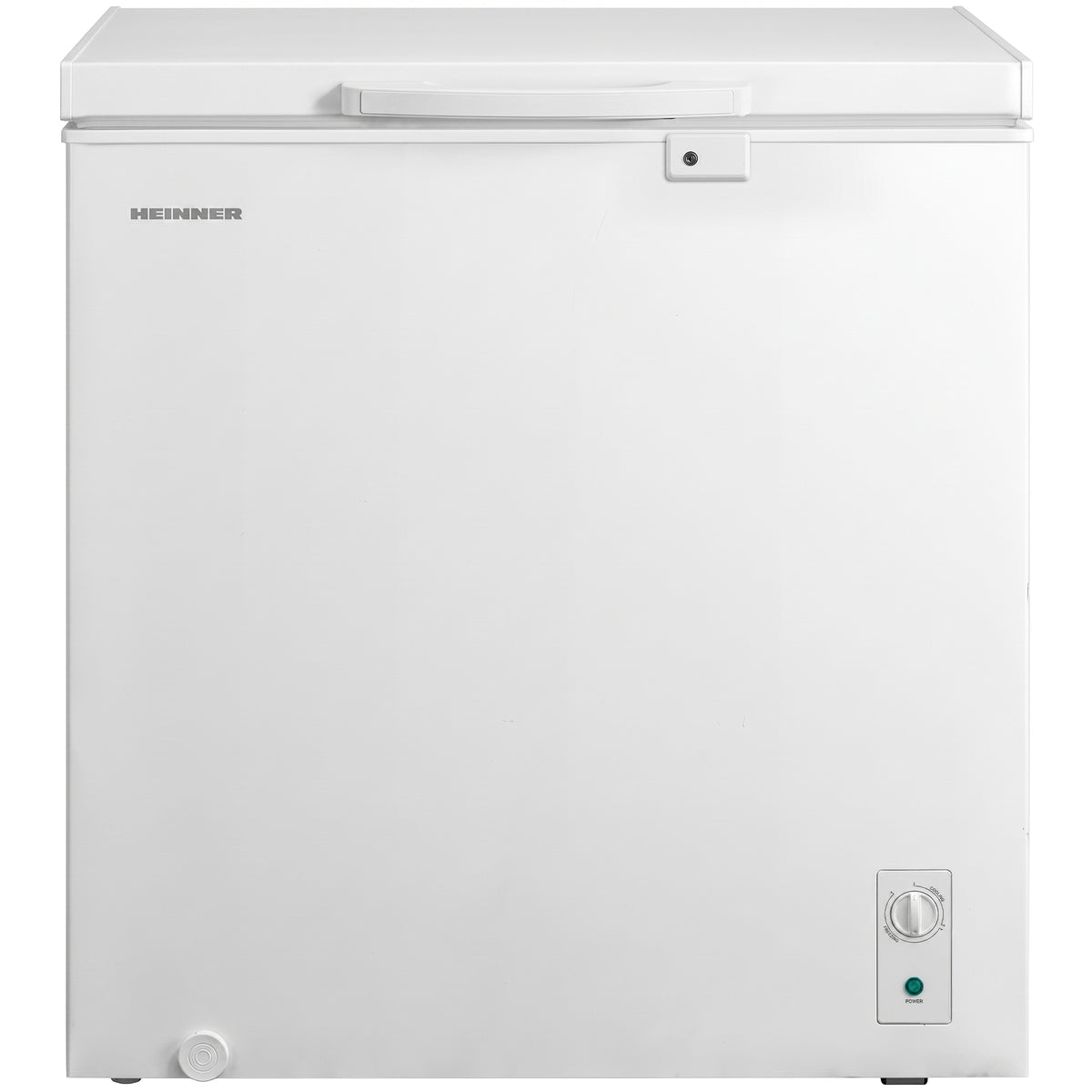 Heinner Gefriertruhe HCF-M198INVCE – 198 Liter – umrüstbar – Inverter-Motor – Energieeffizienzklasse E – Produktfoto