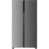 Heinner HSBS-HM532NFINVXD Amerikanischer Kühlschrank – 532L – No Frost – Inverter – Edelstahl-Optik – Bedienfeld