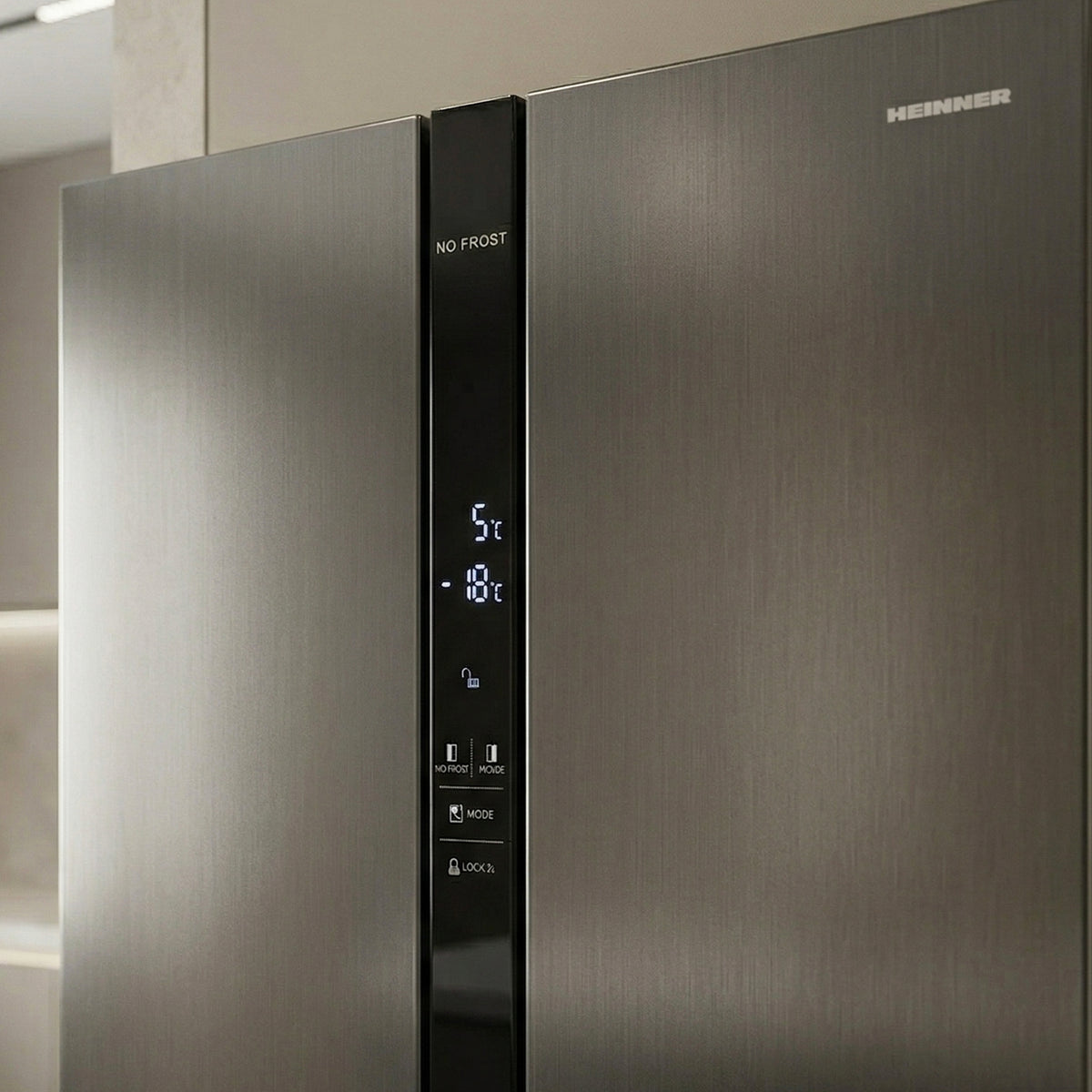 Heinner HSBS-HM532NFINVXD Amerikanischer Kühlschrank – 532L – No Frost – Inverter – Edelstahl-Optik – Bild 7