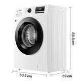 Heinner HWM-HME1014IVA10+++ Waschmaschine 10 kg – 1400 U/min – Inverter – A-10% – Allergy & Baby Steam – Weiß – Bild 4