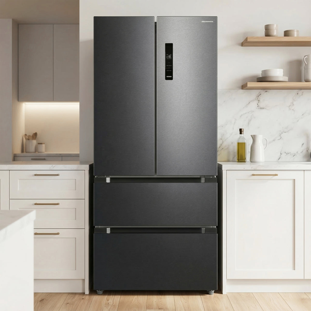Heinner HCFD-M516INVHDXE++ French Door Amerikanischer Kühlschrank – 516 L – No Frost – Bild 5