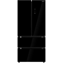 Heinner HCFD-M516INVHGBKE French Door Amerikanischer Kühlschrank – 516 L – No Frost – Schwarz