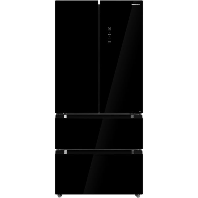 Heinner HCFD-M516INVHGBKE French Door Amerikanischer Kühlschrank – 516 L – No Frost – Schwarz – Produktfoto