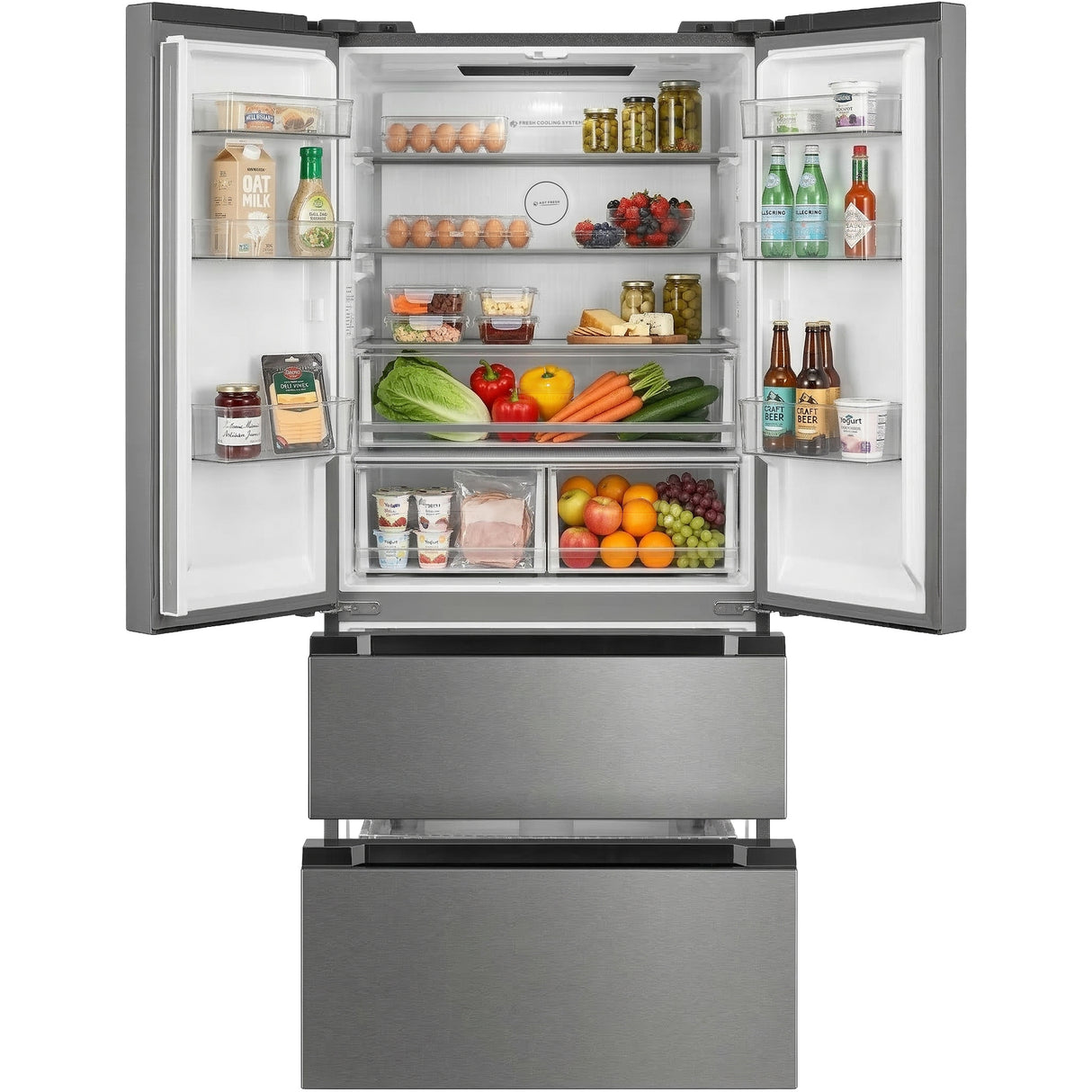 Heinner HCFD-M516INVXE French Door Amerikanischer Kühlschrank – 516 L – No Frost – Energieeffizienzklasse E – Bild 3
