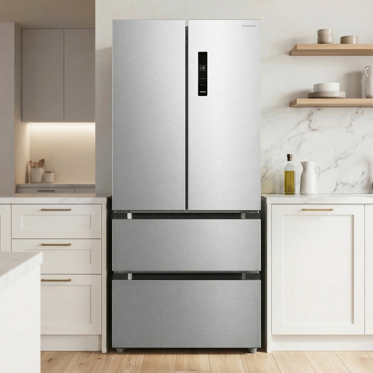 Heinner HCFD-M516INVXE French Door Amerikanischer Kühlschrank – 516 L – No Frost – Energieeffizienzklasse E – Bild 5