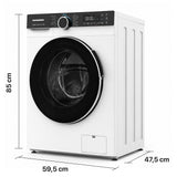 Heinner HWM-M814IVKA Waschmaschine – 8 kg – 1400 U/min – Energieeffizienzklasse A – weiß – Bild 4