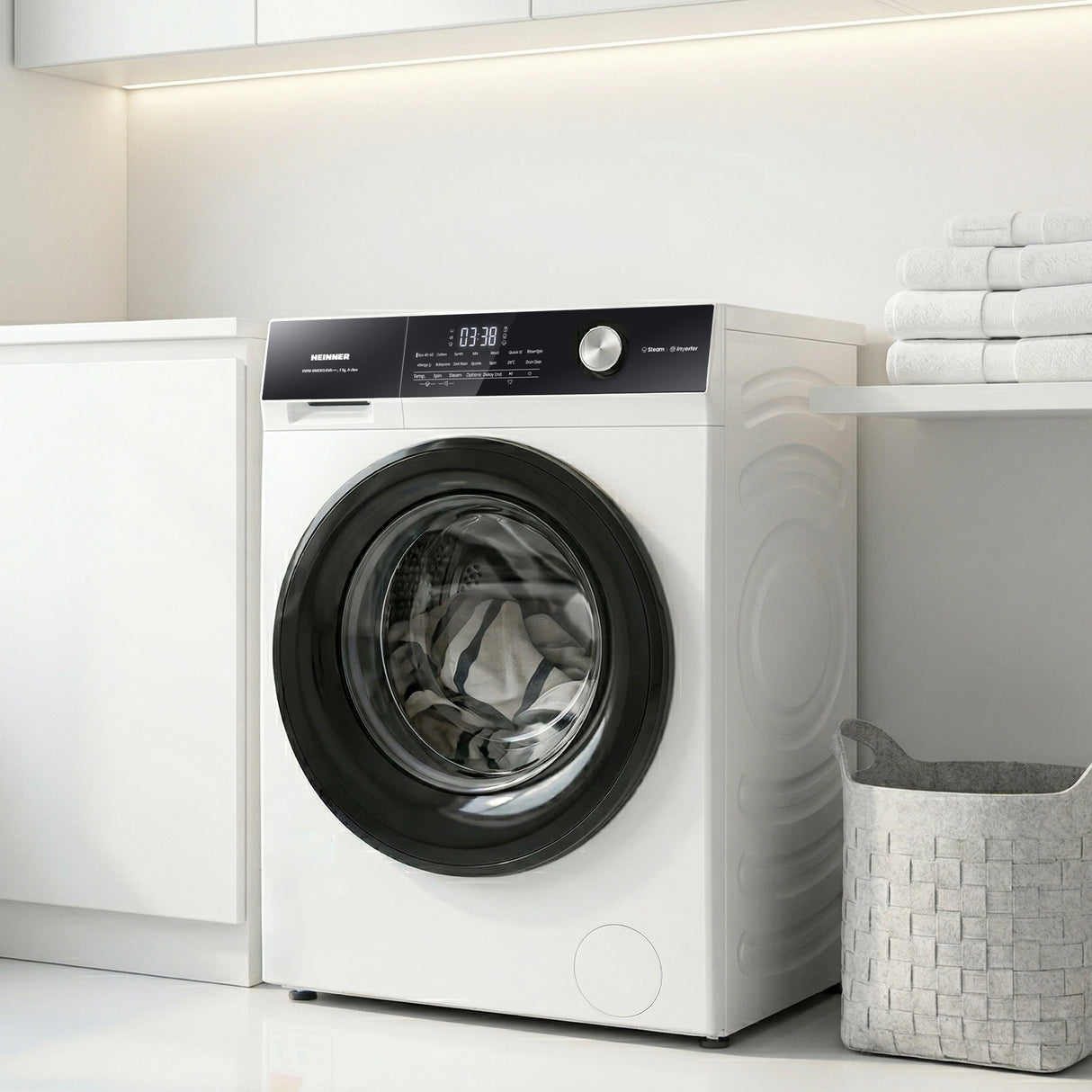 Waschmaschine Heinner HWM-HMK9014IVA – 9 kg – 1400 U/min – Energieeffizienzklasse A – Bild 7