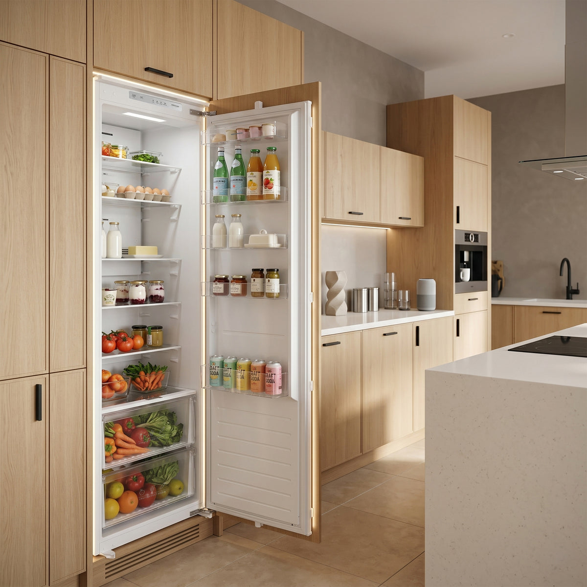 Heinner HF-BIM304NFINVE Einbaukühlschrank – 304 L – No Frost – Energieeffizienzklasse E – Bild 7