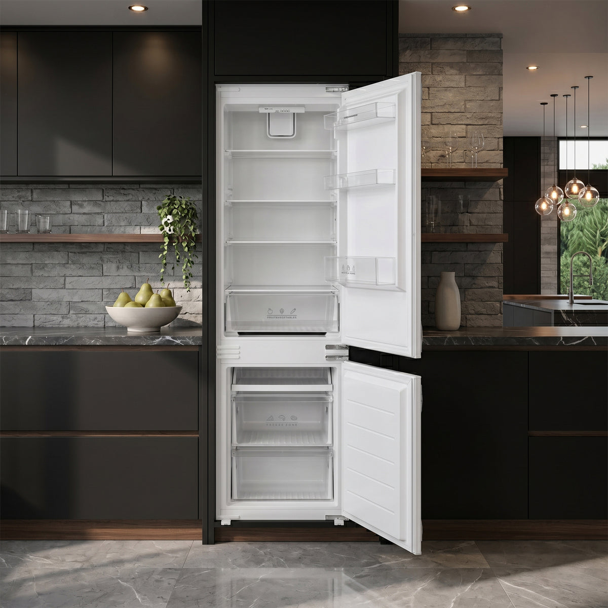 Heinner HC-BIM271INVE Einbaukühl-Gefrierkombination – 271 L – SuperCool & SuperFreeze – Energieeffizienzklasse E – Bild 5