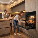 Heinner Einbauofen HBO-M7214GCDRC-GBK – 72 Liter – Heißluft, Grill & Airfry – schwarz – Bild 9