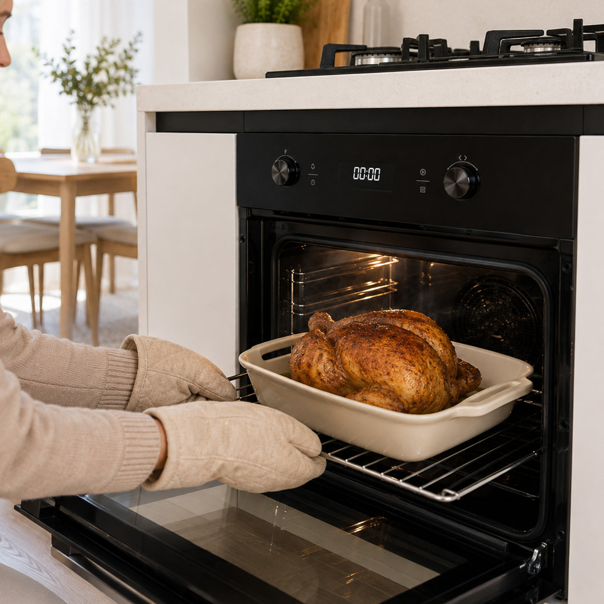 Einbaubackofen Heinner HBO-M709GCDRC-GBK – 70 Liter – Heißluft – Grill – Touch – Schwarz – Bild 9