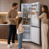 Heinner Kühl-Gefrierkombination HC-HS268SWDE – 268 Liter – Wasserspender – Energieeffizienzklasse E – Bild 10